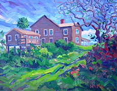 Dubois House at Jupiter, oil