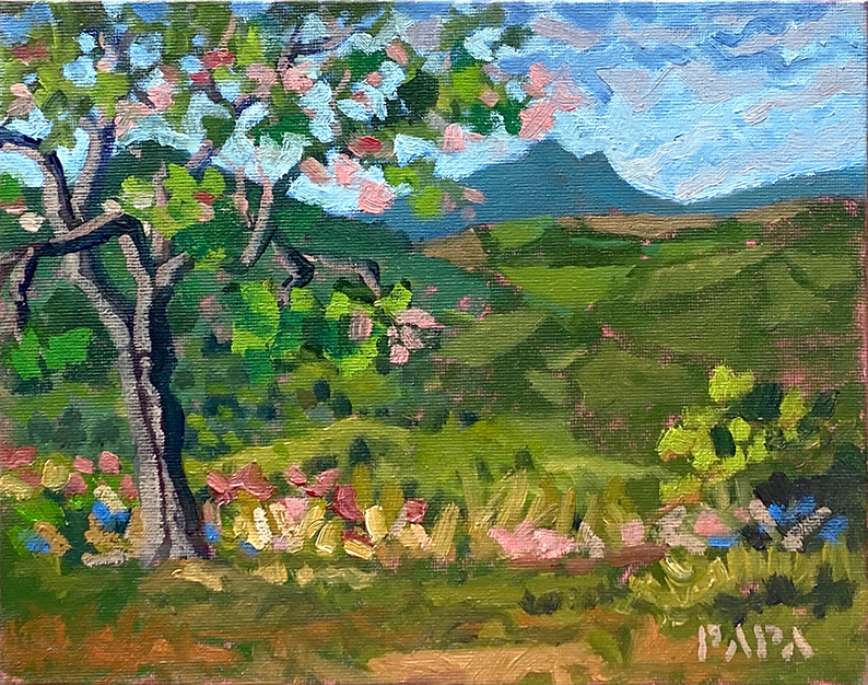 Papa painting; 2021 Mt View at Farindola