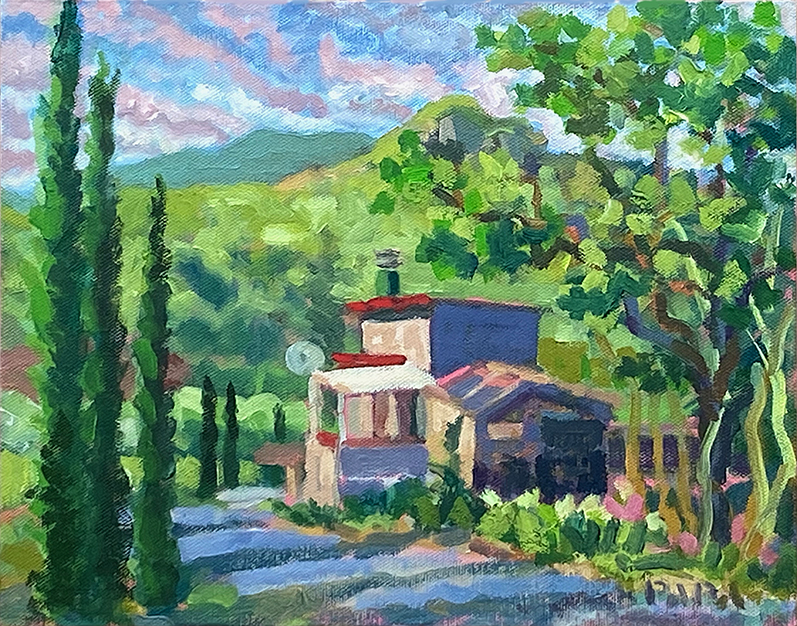 Papa painting; 2021 House at Abruzzo