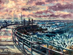 Windy Day by the Jupiter Pier 2018